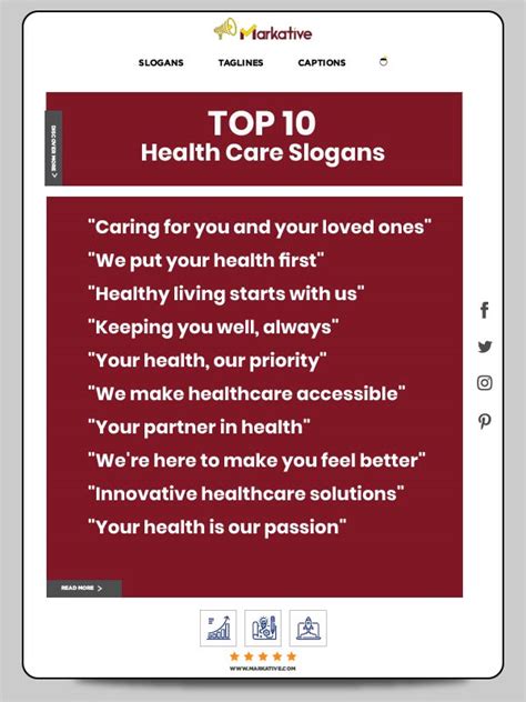 slogan about health|110 Health Quotes to Motivate You .